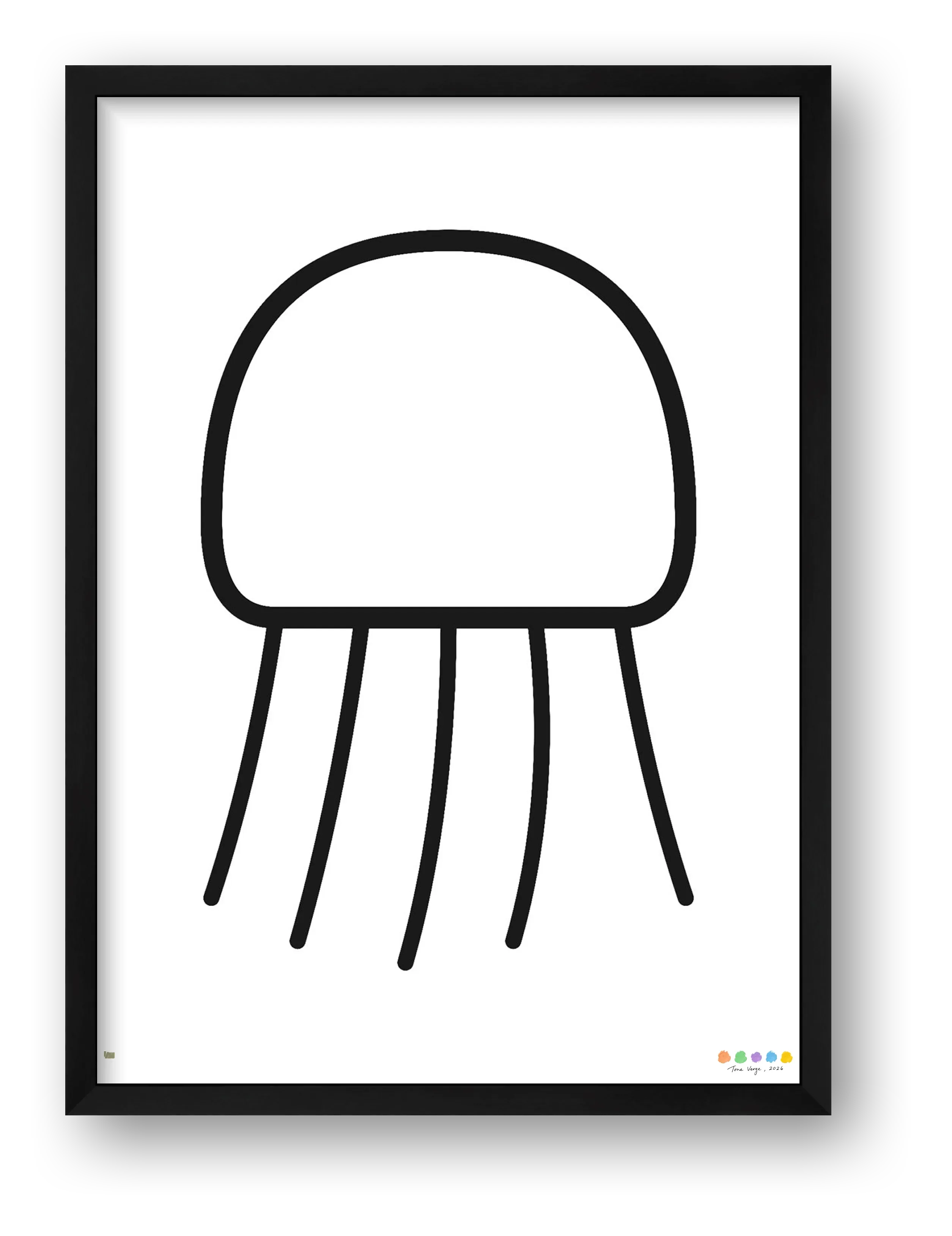 The Nimbus Jellyfish — framed