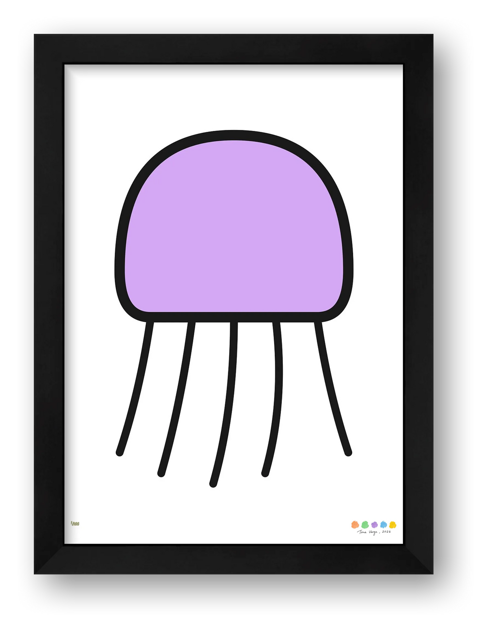 The Orbit Jellyfish — framed