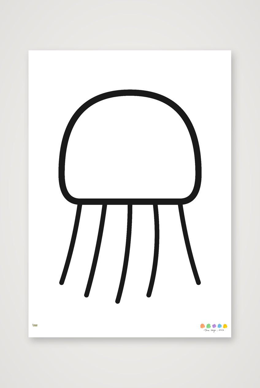 The Nimbus Jellyfish — A4 (21×30cm, 8×12") Print only