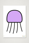 The Orbit Jellyfish — A4 (21×30cm, 8×12") Print only