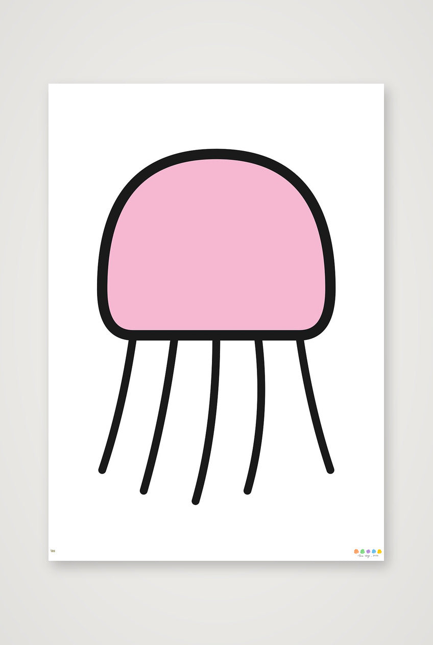 The Signal Jellyfish — 59×84cm, 23×33" Print only