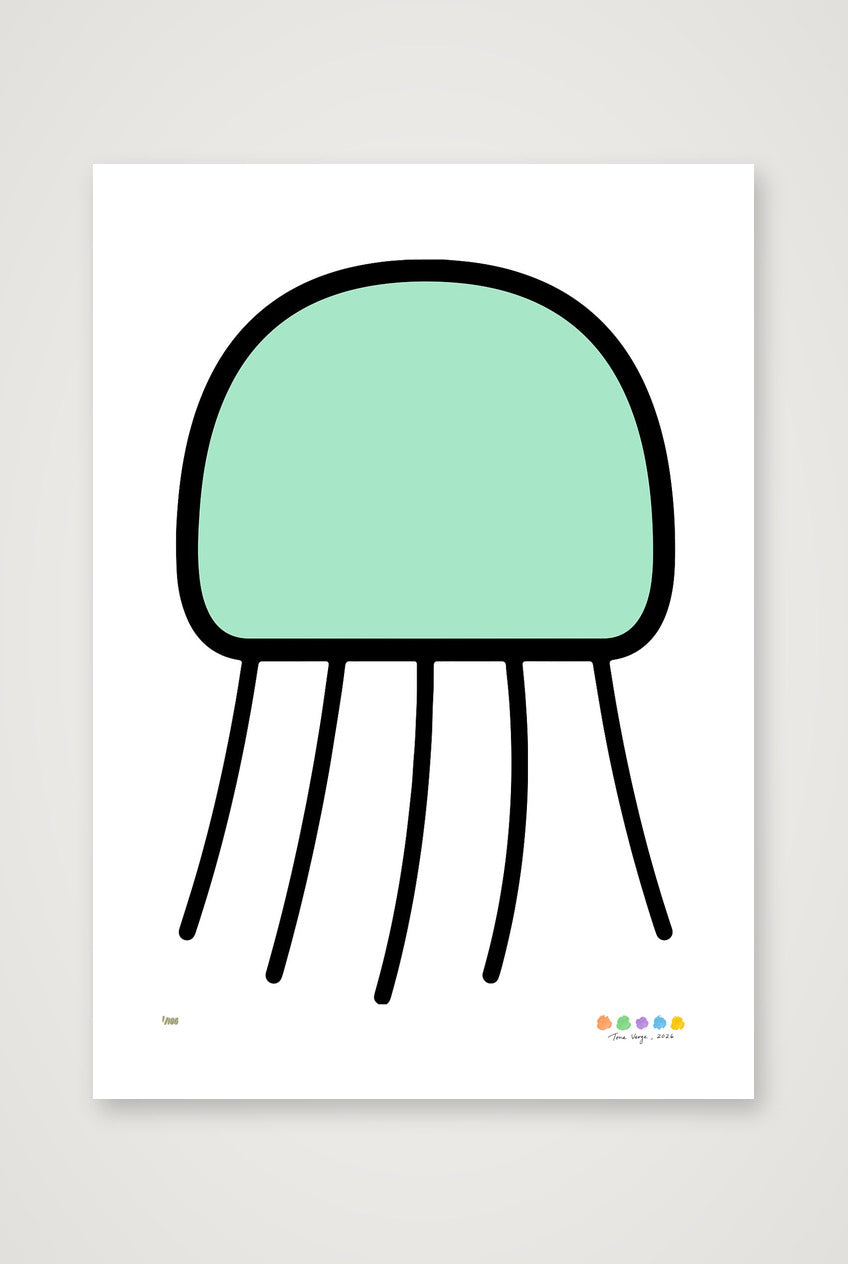 The Forest Jellyfish, A4 (21×30cm, 8×12") Print only