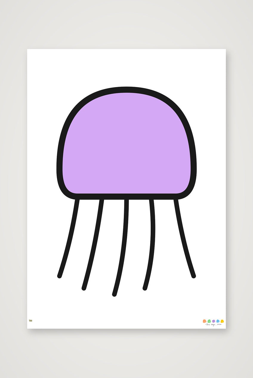 The Orbit Jellyfish — 42×59cm, 17×23" Print only