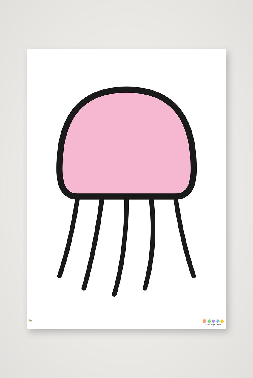 The Signal Jellyfish — 42×59cm, 17×23" Print only