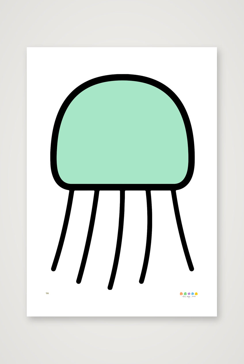 The Forest Jellyfish, A3 (30×42cm, 12×17") Print only