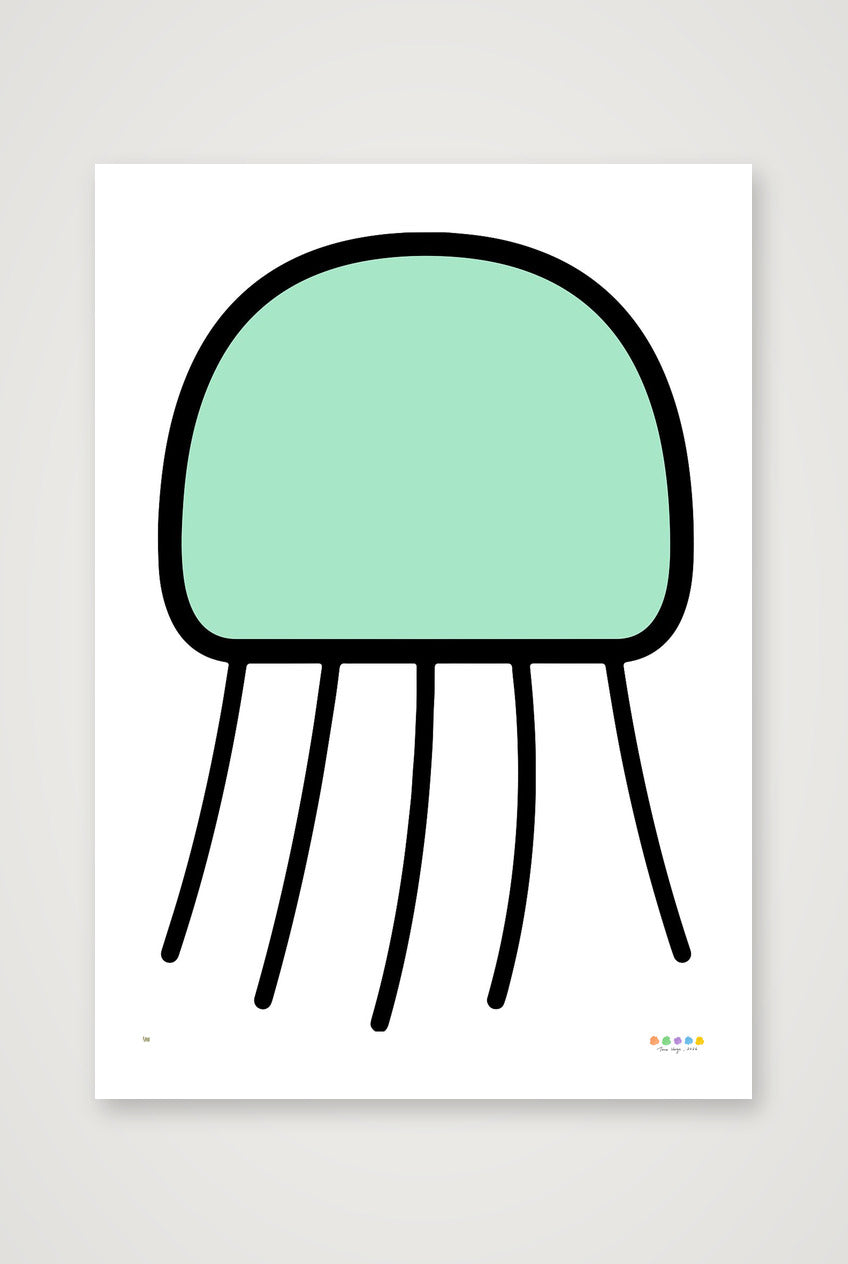 The Forest Jellyfish, 59×84cm, 23×33" Print only