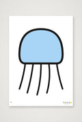 The Moss Jellyfish — A4 (21×30cm, 8×12") Print only