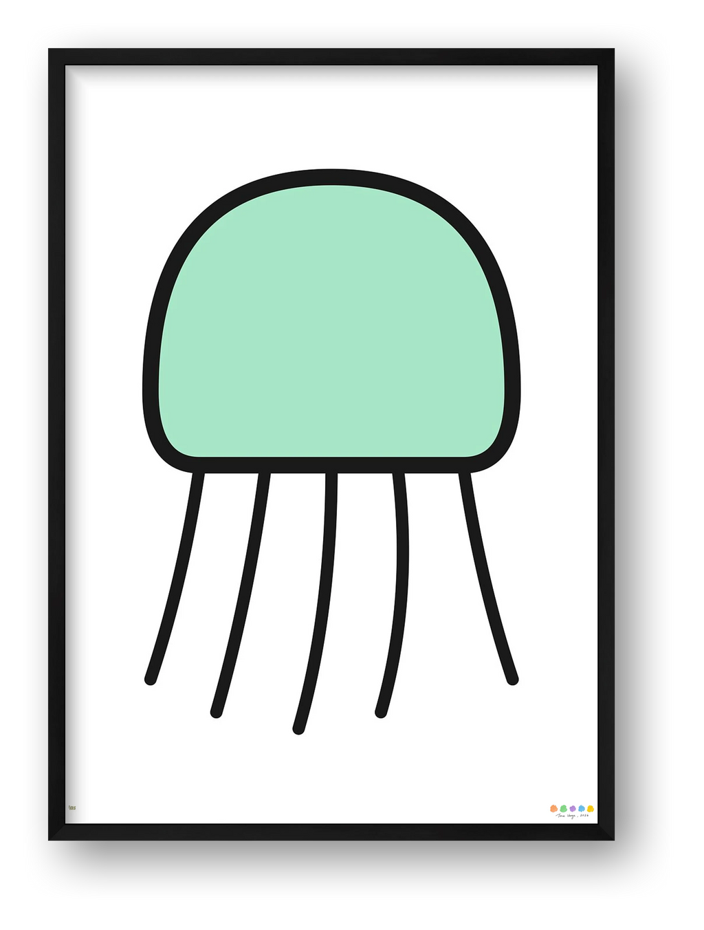 The Nimbus Jellyfish — framed