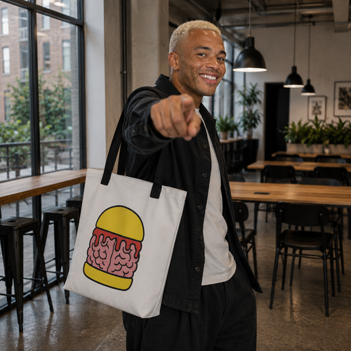 Brain Burger Tote Bag