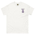 Quackcat Tee, white front product mockup